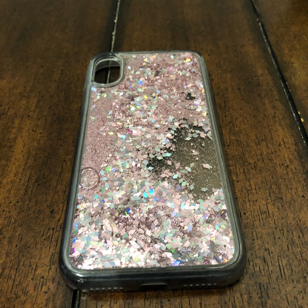Pink/Purple Glitter Case
